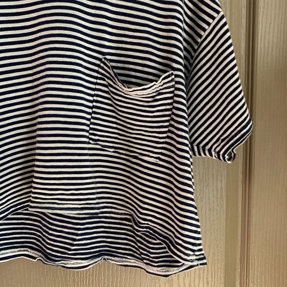 american apparel striped crop top - Picture 2 of 6